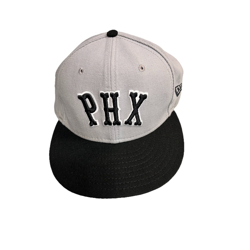 New Era 59FIFTY Phoenix Suns PHX Hat NBA Hardwood Classic Grey Black Fitted 7 34
